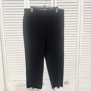 Croft & Barrow pull on straight Mid rise Black Slacks - New with tags